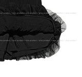 Bohemian lace frill tiered skirt