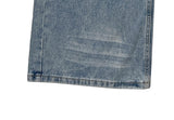 [A/M] Folder Medium Blue Wide Washing Denim Pants