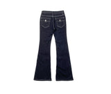 Harden Raw Back Pocket Stitch Bootcut Denim Pants