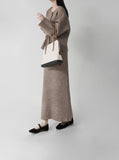 Low Button Cardigan Setup
