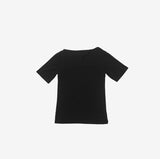 Riffen reverse slit T-shirt