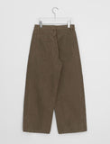 Hugin Cut Cotton Balloon Wide Pants