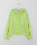 [unisex] Nedoko Summer Nylon String Wind Hood Jumper