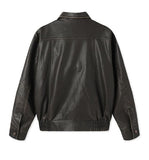 Rotten washed vintage leather jacket