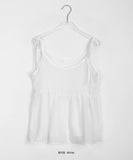 Toku See-through Dot Layered Bustier Sleeveless