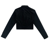 BACK BANDING CROP SH
