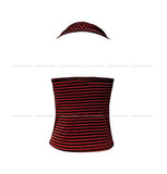 Bez Twin Stripe Halter Sleeveless