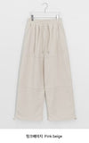 [Unisex] Bitbe Fleece Brushed Banding Wide Pants