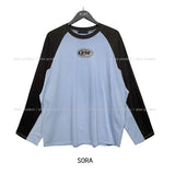 (UNISEX) Leah Color Scheme Raglan Long Sleeve