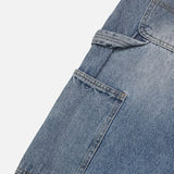 (UNISEX) Coloring Carpenter Wide Denim Pants