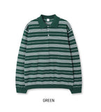 Miu Stripe Collar Knit