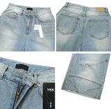 Eddie Dart Bermuda Denim Pants
