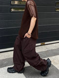 Nylon Double Cargo Pants