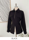 Casey Half-Open Collar Blouse
