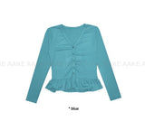 (Brushed) FLEUR FRILL CARDIGAN