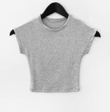 Keeper cap sleeve cropped T-shirt