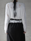 Belle Damage Crop Knit