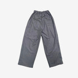 Moan Wool Diagonal Pin Tuck Pants