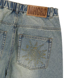 SOLAR EMB DENIM PANT