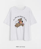 Deppu Bear Printing Short Sleeve Tee