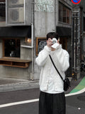 Snow heavy mohair cardigan