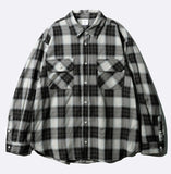 Grid Overfit Ombre Check Shirt