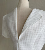 Ravidol See-through Check Puff Blouse