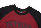 Detroit Raglan Short Sleeve Tee