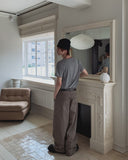 Robed Quad Pocket Wide Cotton Pants