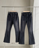 Andanti Brushed Washed Bootcut Denim Pants Basic