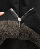 Molan boucle fur color matching jumper