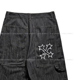 Big Pocket Carpenter Non-Fade 8-Part Denim Pants