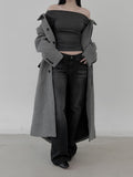 Odek Hidden Maxi Wool Long Coat