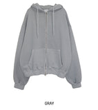 Meti Pigment Overfit Hood Zip-Up