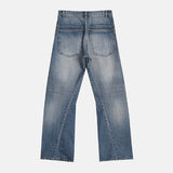 Deca two-line flare denim pants