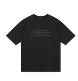 [mnem] olive print oversized t-shirt