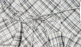 Roxy Check Unbalanced Layered Frill Sleeveless One Piece