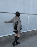 Debyu Pleated Mini Skirt