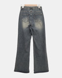 Doel Bootcut Washed Denim Pants