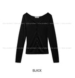 [U-BASIC] Etna slim button cardigan