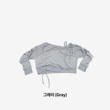 Lofen Ribbon String Sweatshirt
