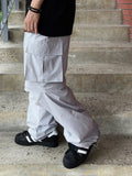 Reon String Two-Way Cargo Pants (SILVER)