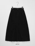 Rekil Cotton Fringe Long Skirt