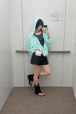 (NON-FADE) RAW DENIM SHORTS