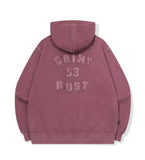 [2-WAY] Rust Patch Pigment Hood Zip-Up