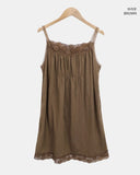 Lening Lace Layered Long Sleeveless
