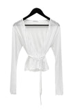 Dohwa Wrap See-Through Cardigan
