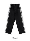 Raden track wide cotton pants