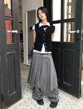 STRIPE PLEATS SK/PT