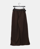 [Two-Way Bottom/Belt SET] Edge Banding Strap String Wide Training Long Pants
